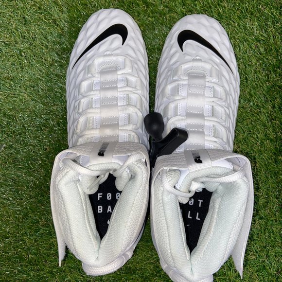 Nike Force Savage Pro 2 Detachable Football Cleats Men 12.5 White BV3981-100 NEW